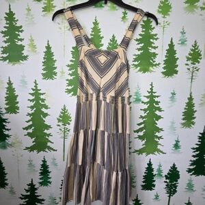 Striped Melrose And Market Sleeveless Tiered Dress